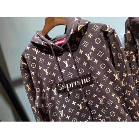 fake supreme louis vuitton hoodie|supreme louis vuitton hoodie xxl.